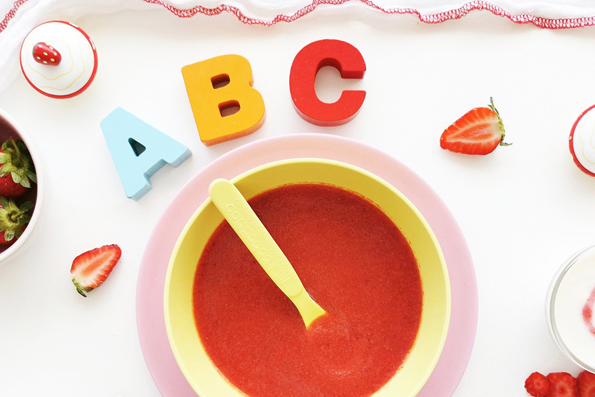 Strawberry puree best sale baby